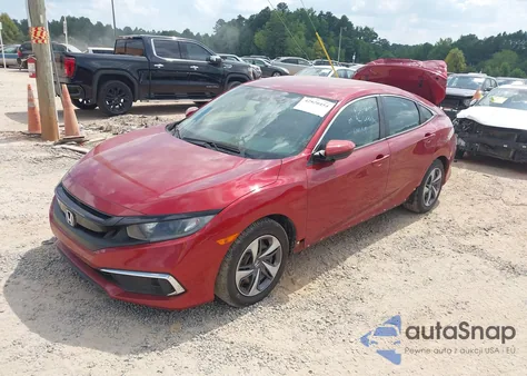 2020 Honda Civic Lx z USA, uszkodzony, nr VIN 19XFC2F68LE016368